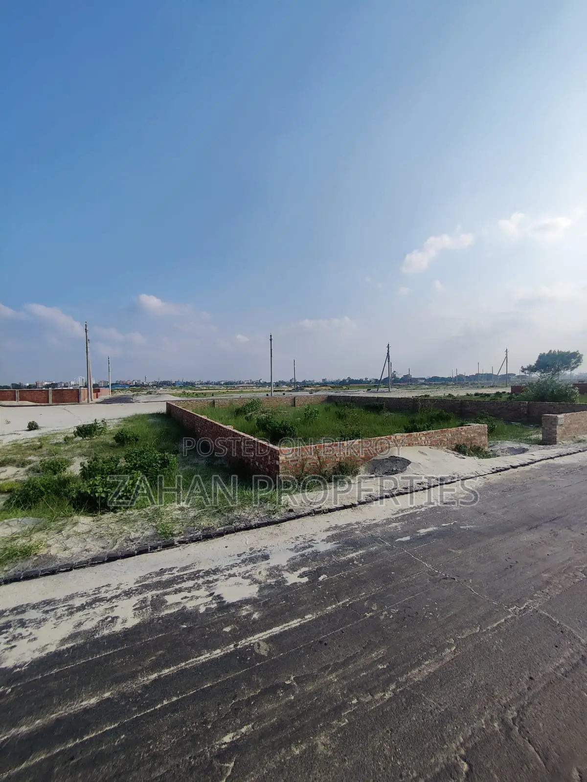 P Block 14 Katha Corner Plot Sell in Basundhara