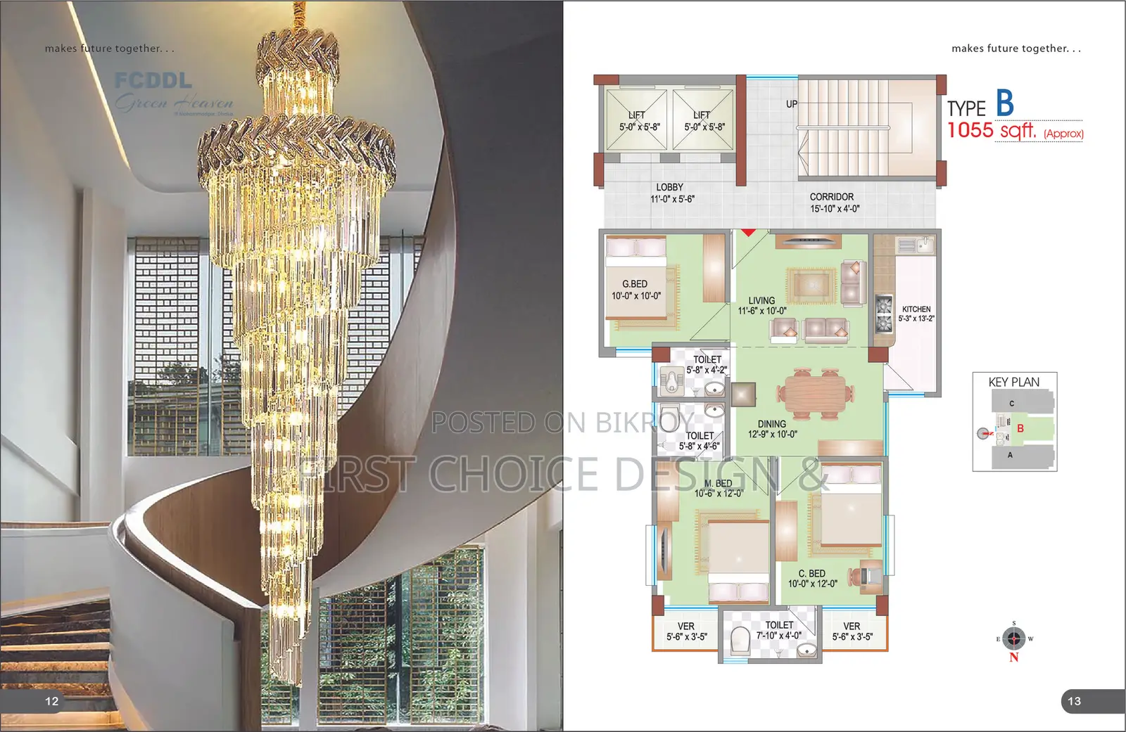 Furnished 3-bedroom Apartment in Green Heaven, Mohammadpur for Sale in Mohammadpur