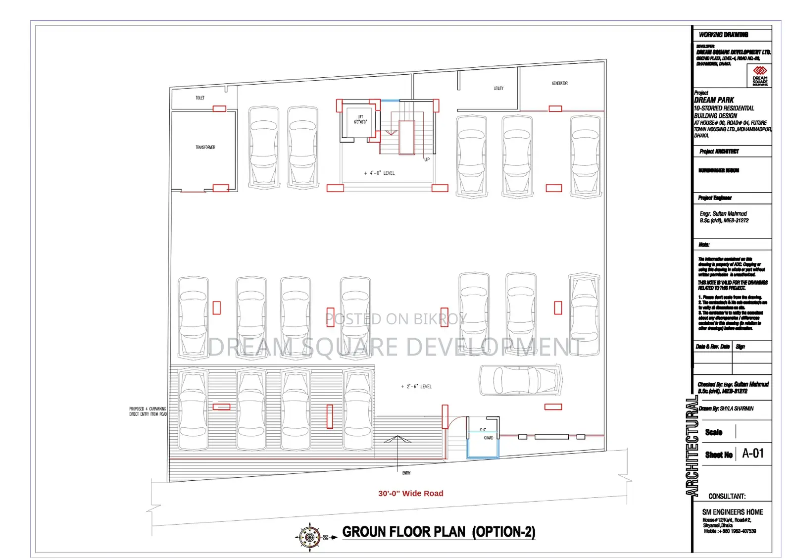 3-Bedroom Apartment in Dreamsquare, Mohammadpur for sale in Mohammadpur