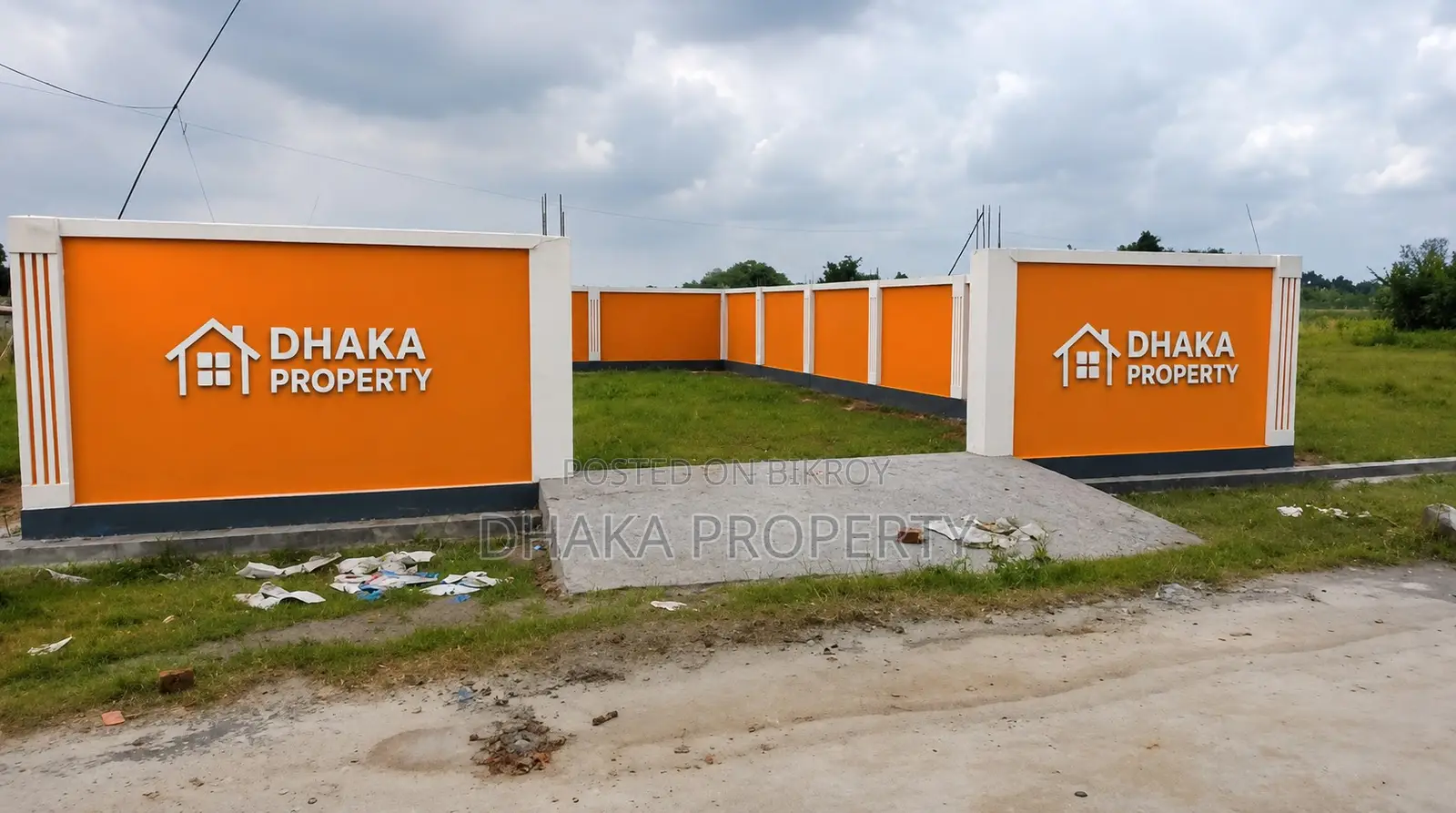 Nearby 300ft 3 Katha Park South at Sector-18 in Purbachal