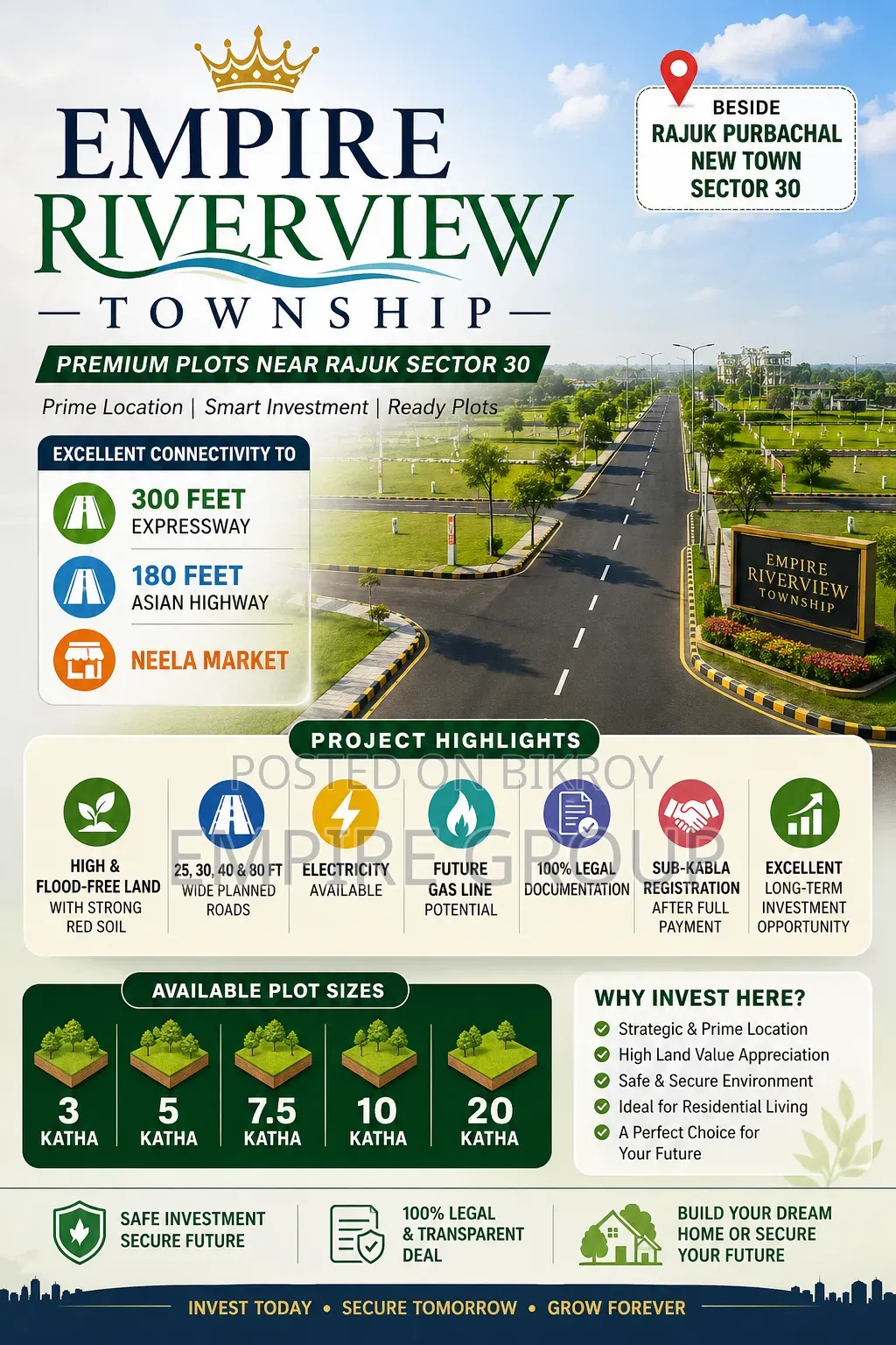 Ready Plot for Sale in Purbachal