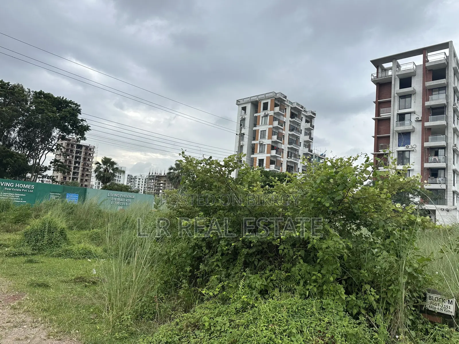 Block M, 4 Katha, South Face, Plot Sell Bashundhara R/A in Basundhara