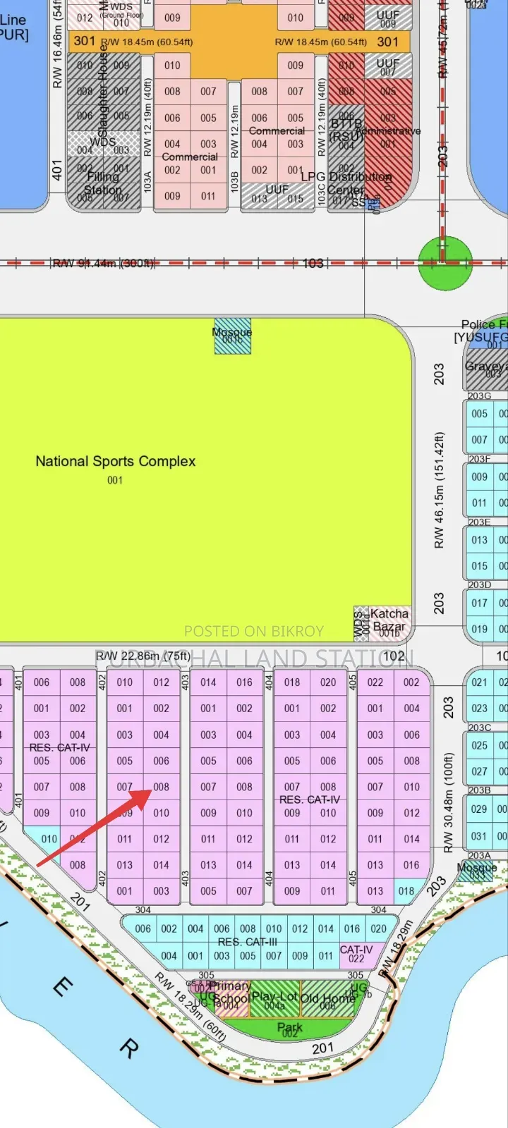 Sector: 1, Near Nila Market East Face 10 Katha Plot, Purbachal in Purbachal