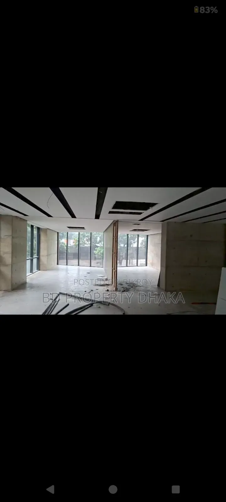 2200sqft 1st Floor Open New Building COMMERCIAL Space Rent in Gulshan in Gulshan