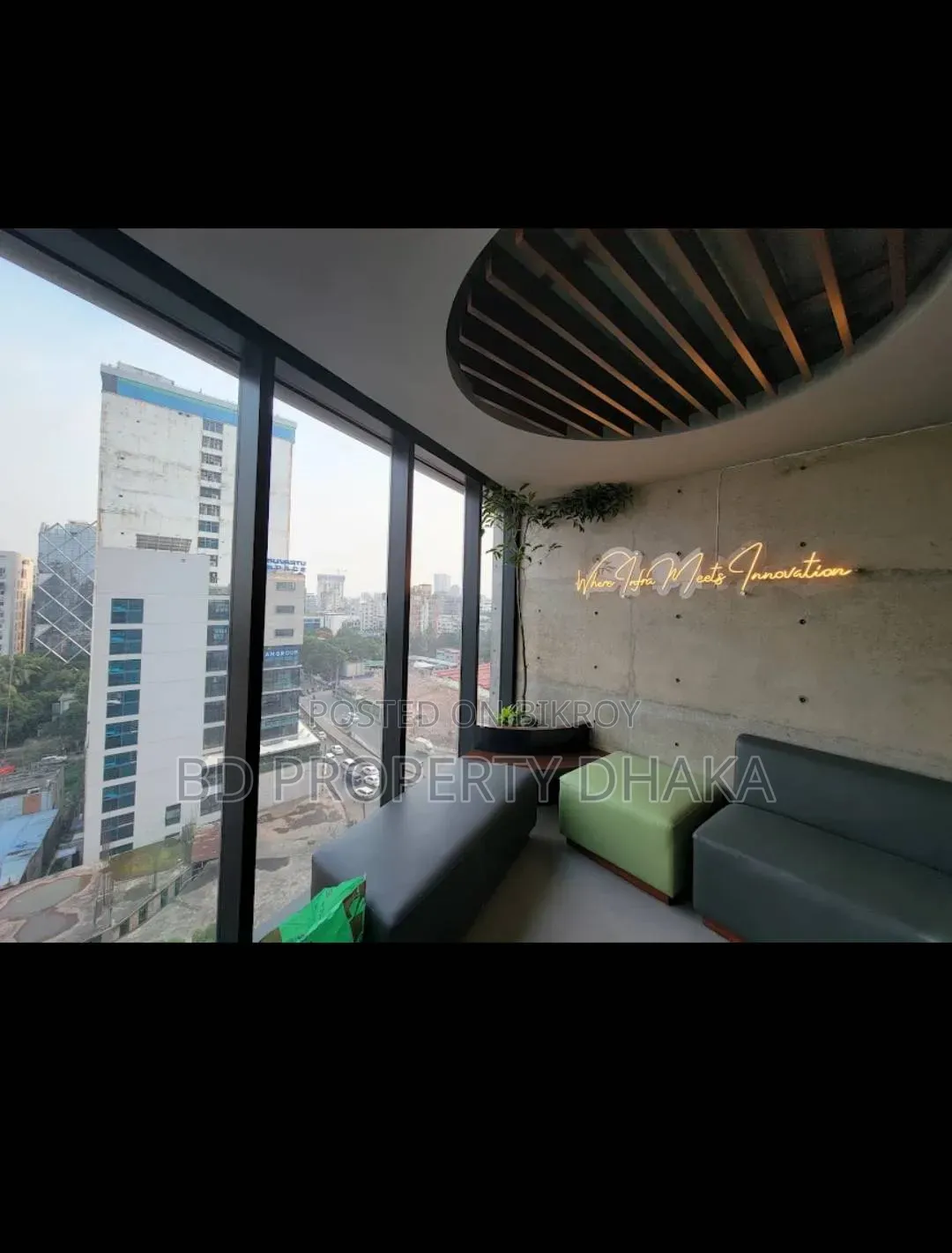 2200sqft 1st Floor Open New Building COMMERCIAL Space Rent in Gulshan in Gulshan