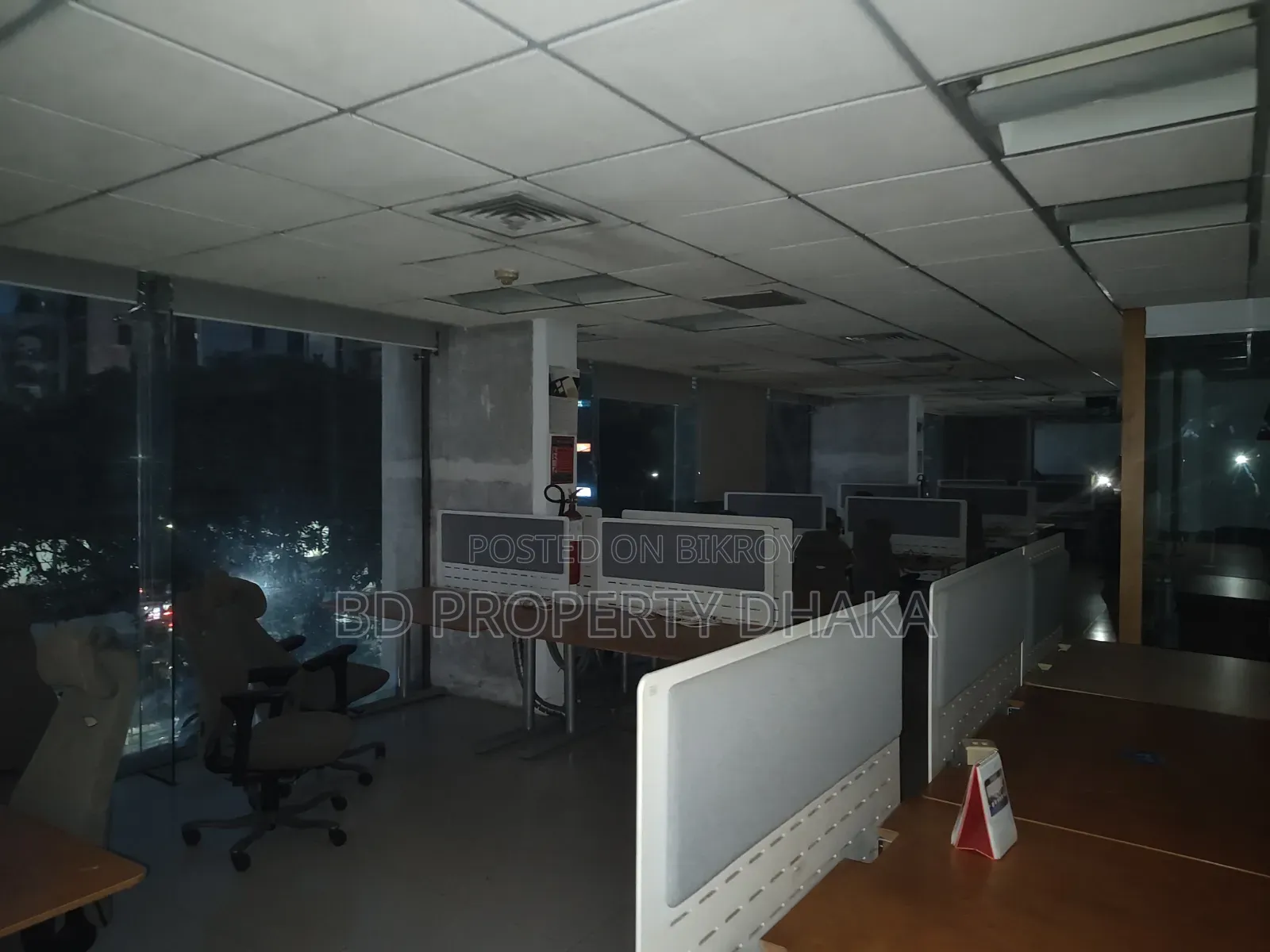 4500 Sqft Open Furnished Commercial Space Rent in Gulshan Avenue in Gulshan