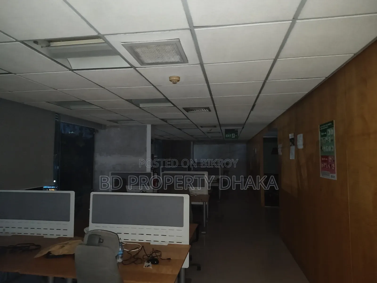 4500 Sqft Open Furnished Commercial Space Rent in Gulshan Avenue in Gulshan