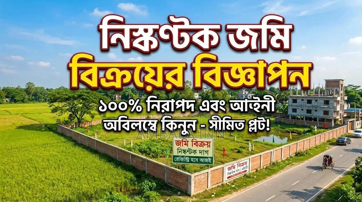 Opportunity to Purchase 78 Decimals of Encumbrance-Free Land in Savar