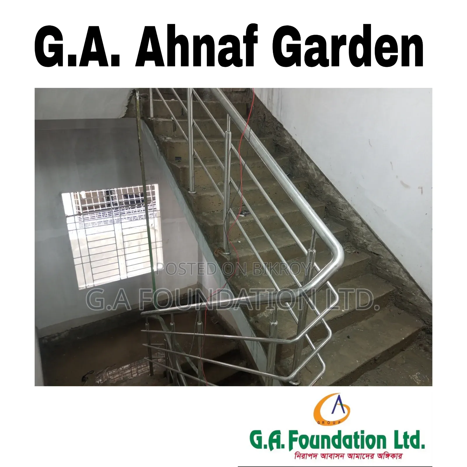 3 Bedroom Apartment in G. A. Ahnaf Garden, Mirpur for Sale in Mirpur