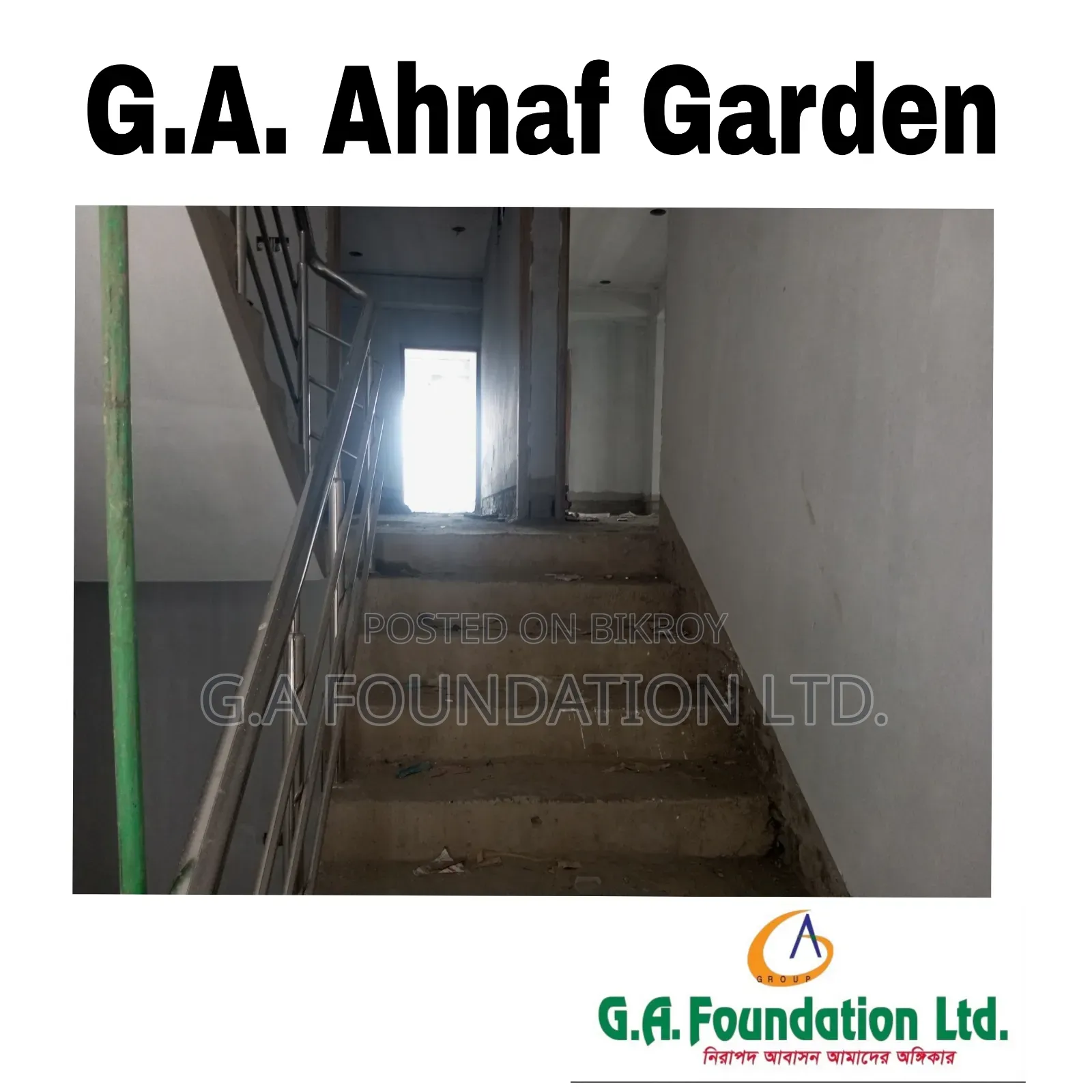 3 Bedroom Apartment in G. A. Ahnaf Garden, Mirpur for Sale in Mirpur