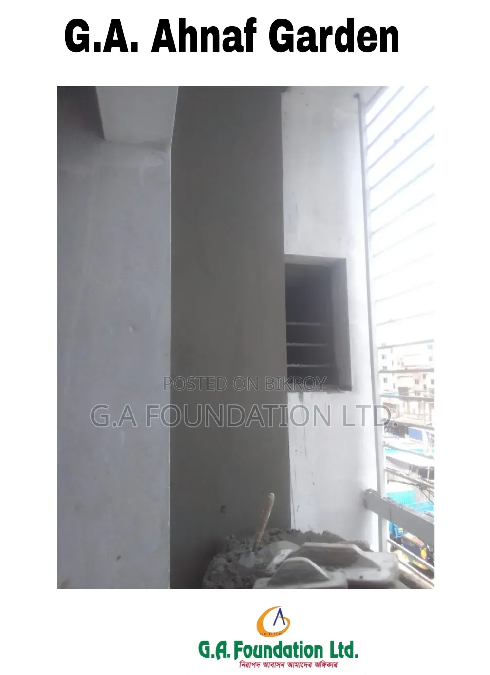 3 Bedroom Apartment in G. A. Ahnaf Garden, Mirpur for Sale in Mirpur