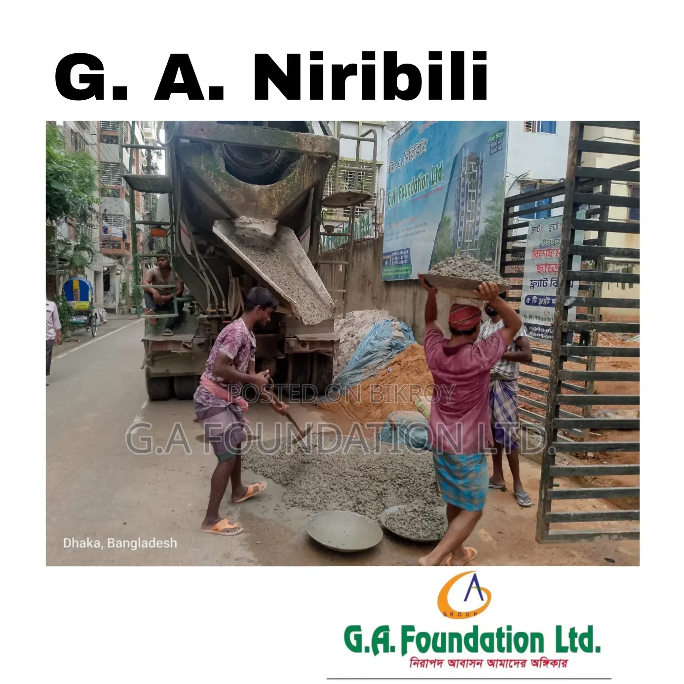 3 Bedroom Apartment in G. A. Niribili, Mirpur for Sale in Mirpur