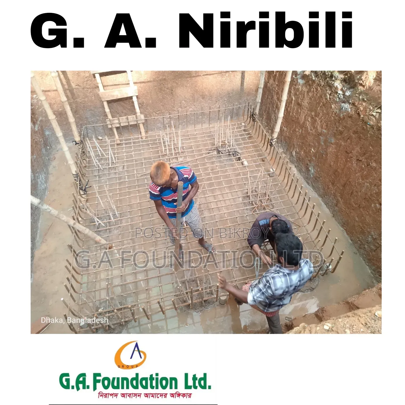 3 Bedroom Apartment in G. A. Niribili, Mirpur for Sale in Mirpur
