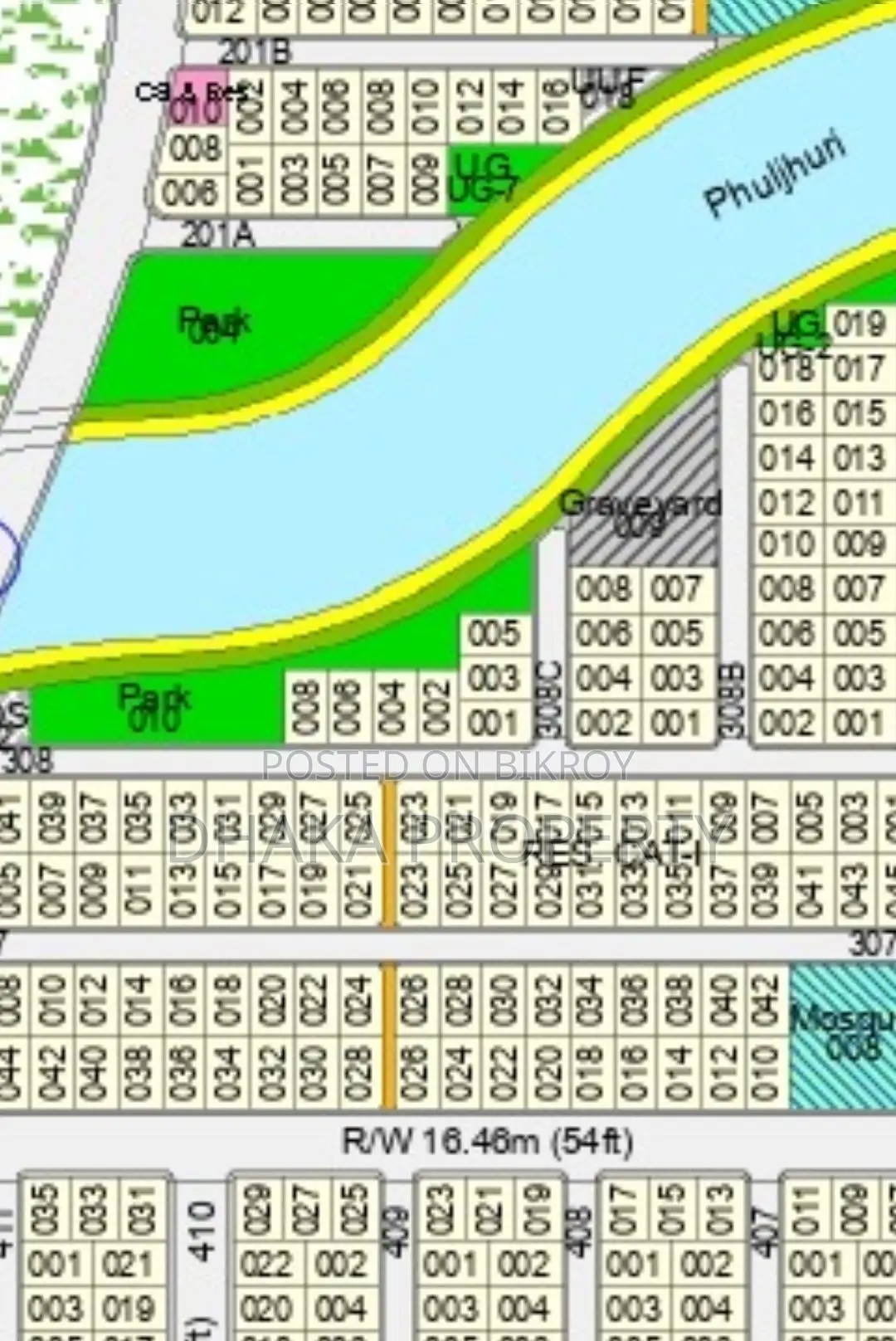 3 Katha Lake View Park North at Sector 15 in Purbachal