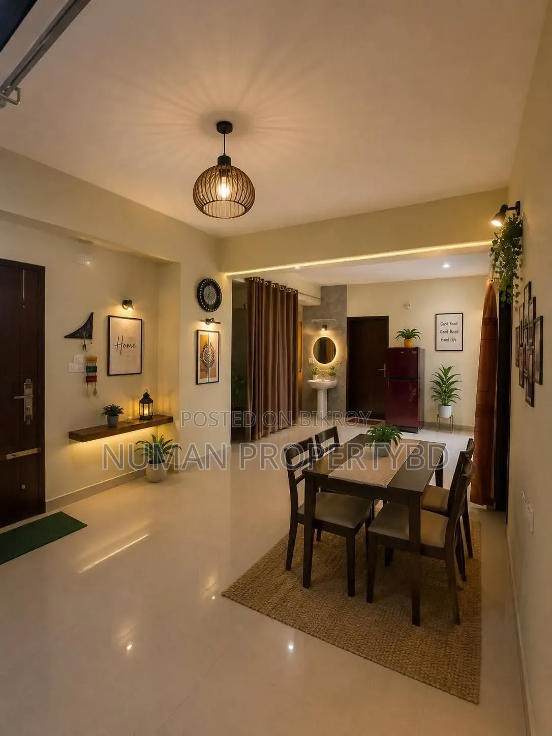 Furnished 3-Bedroom Apartment in Numan Property Bd, Basundhara for Rent in Basundhara
