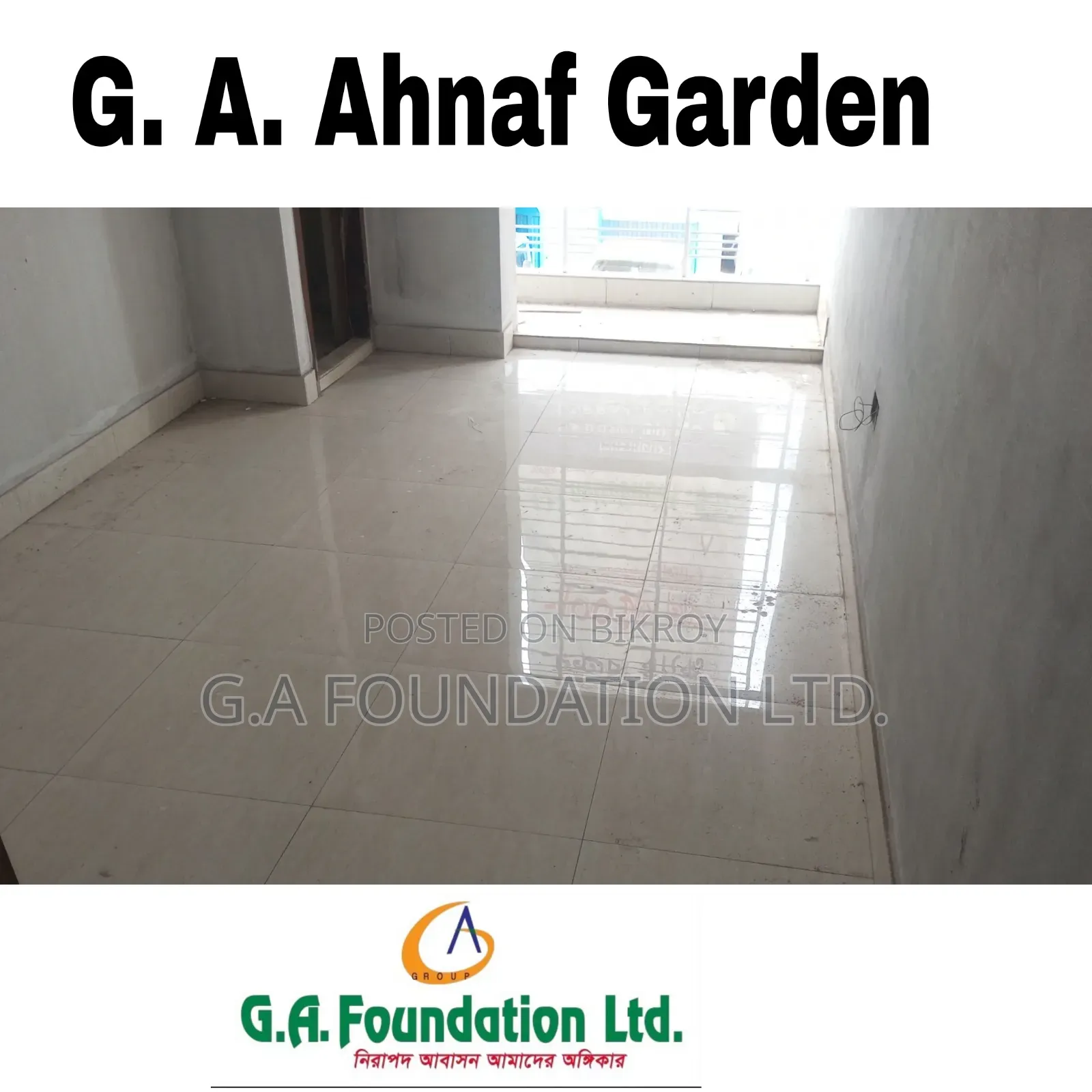 3-Bedroom Apartment in G. A. Ahnaf Garden, Mirpur for Sale in Mirpur