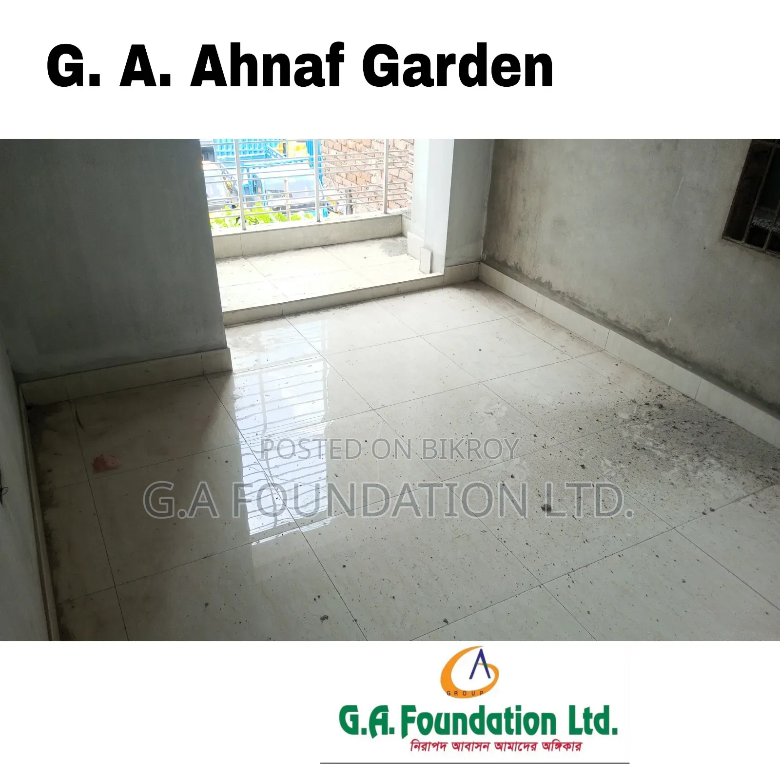 3-Bedroom Apartment in G. A. Ahnaf Garden, Mirpur for Sale in Mirpur