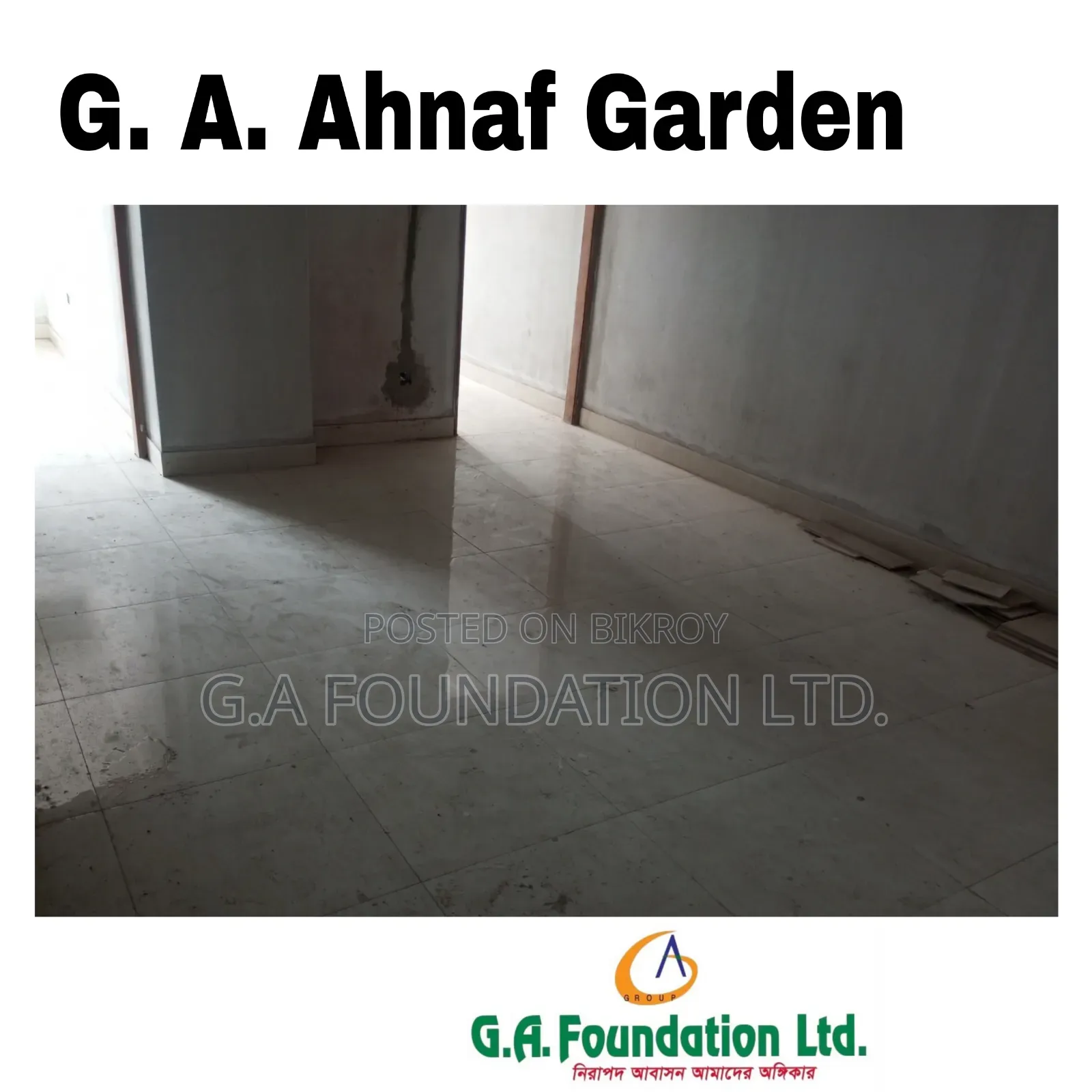 3-Bedroom Apartment in G. A. Ahnaf Garden, Mirpur for Sale in Mirpur