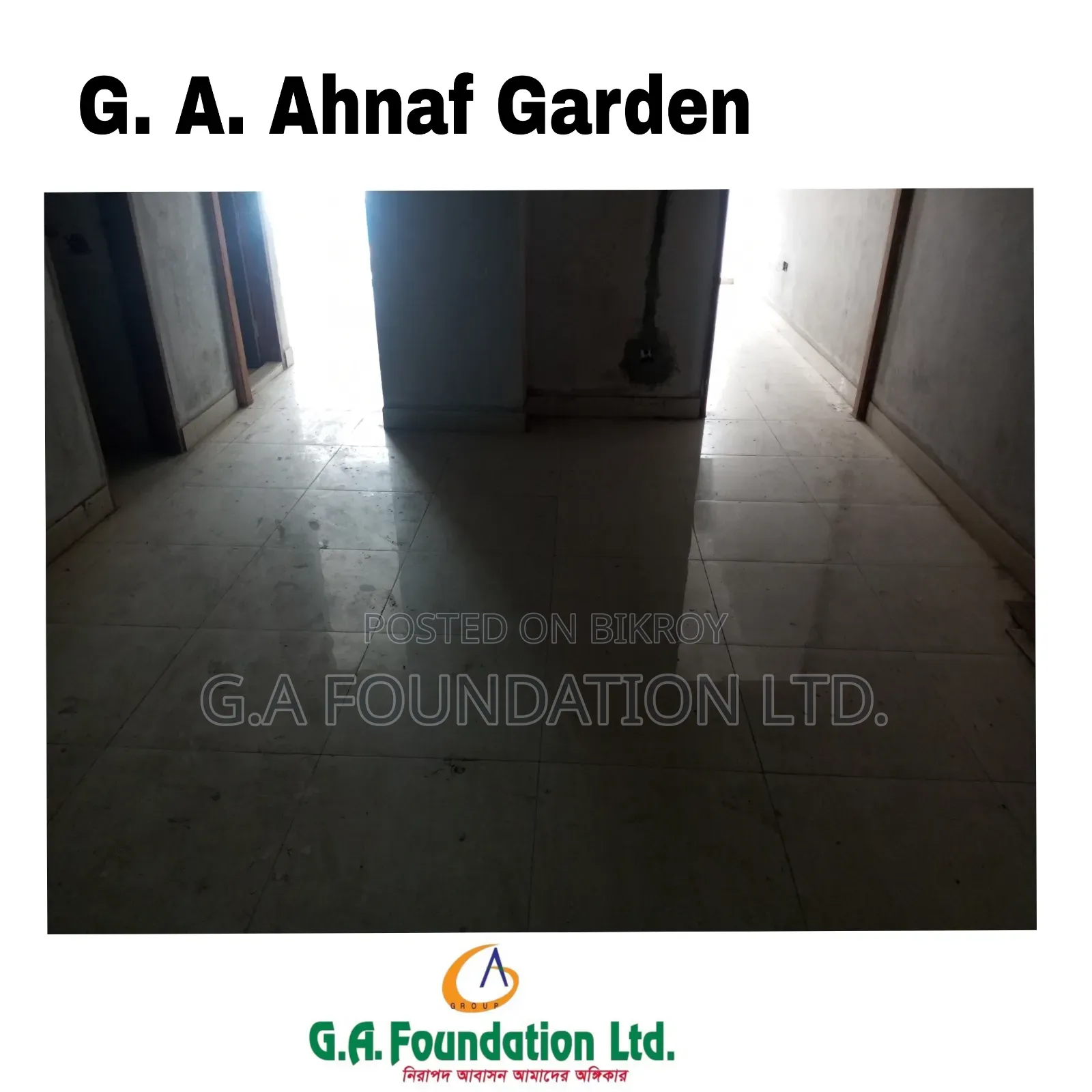 3-Bedroom Apartment in G. A. Ahnaf Garden, Mirpur for Sale in Mirpur