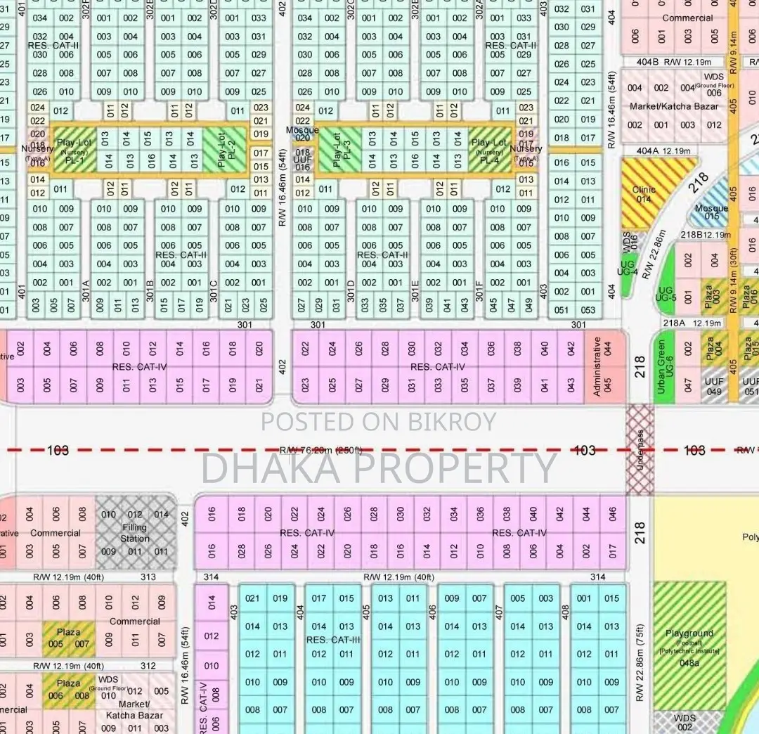Corner 5 Katha South/West at Sector-7 in Purbachal