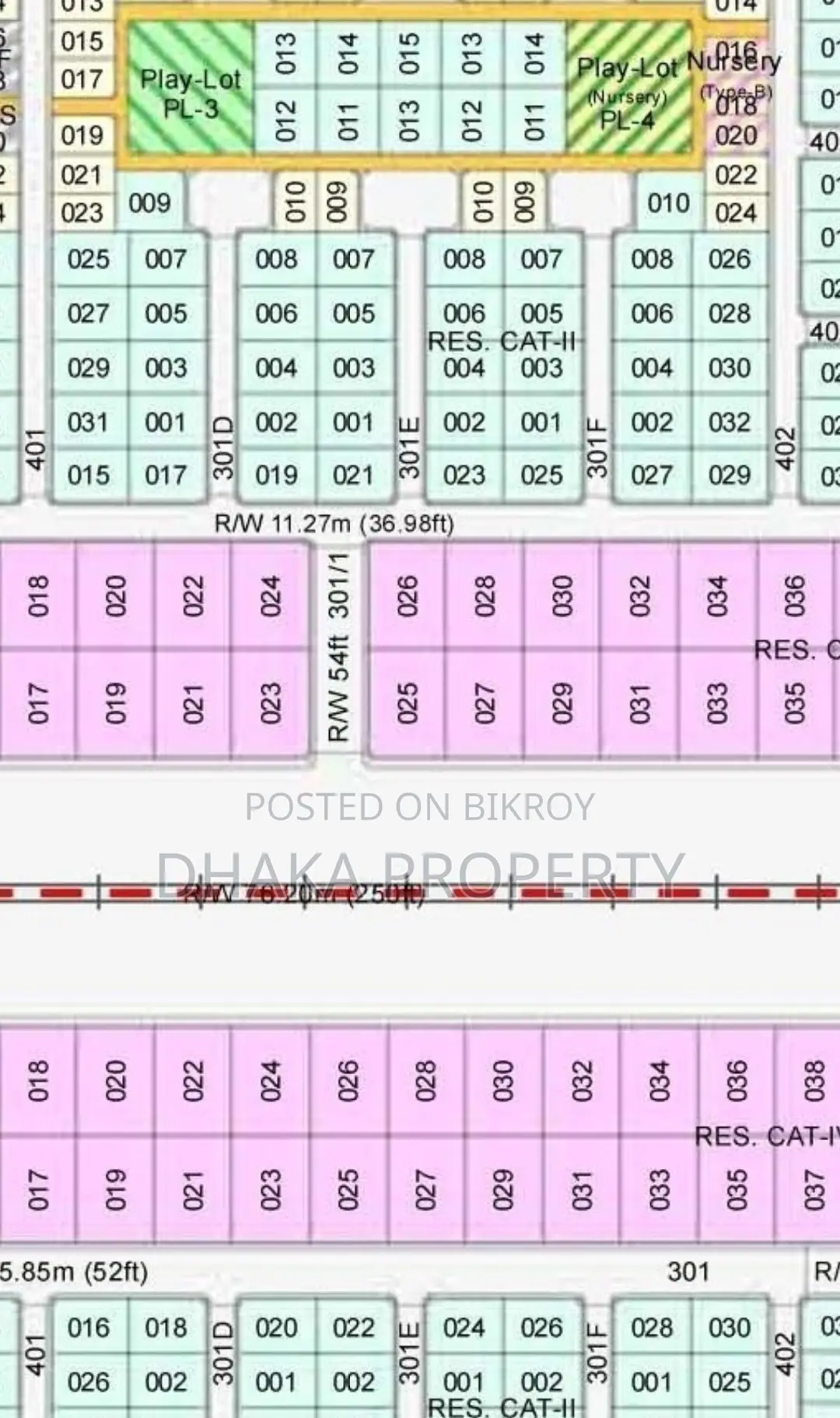 300ft Expressway 5 Katha Land for Sale at Sector-10 in Purbachal