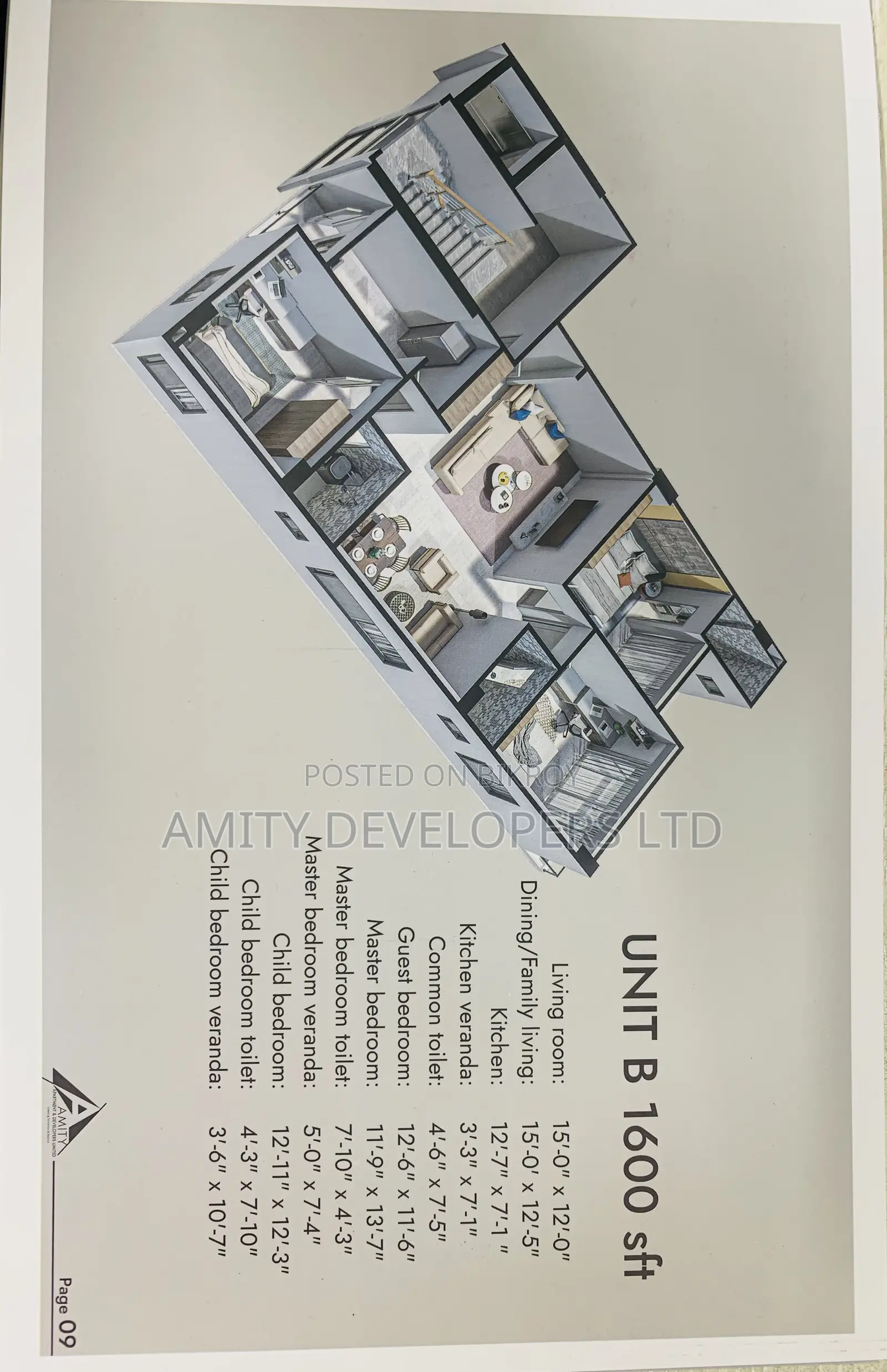 3-Bedroom Apartment in Amity Apartment, Kotwali for Sale in Kotwali
