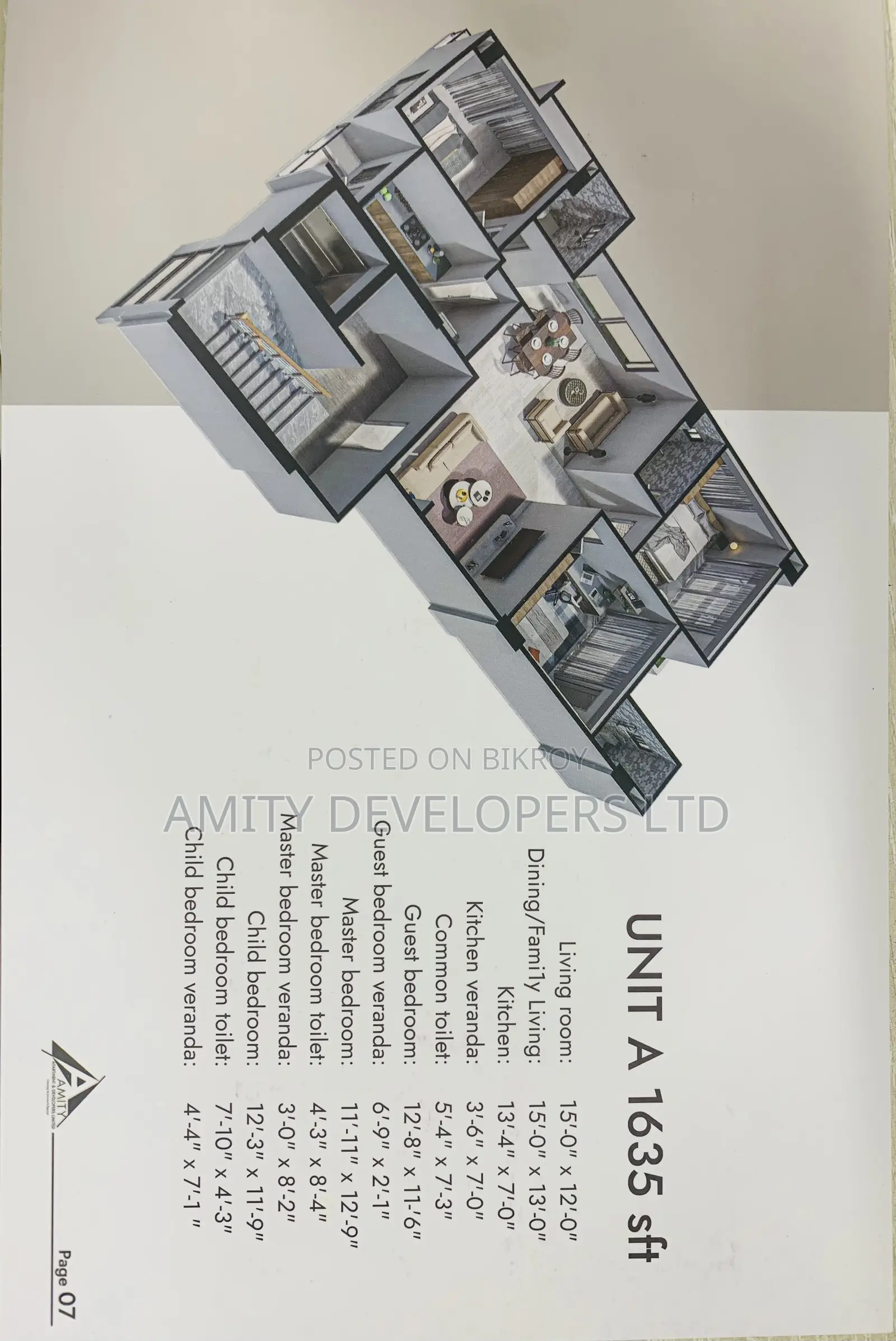 3-Bedroom Apartment in Amity Apartment, Kotwali for Sale in Kotwali