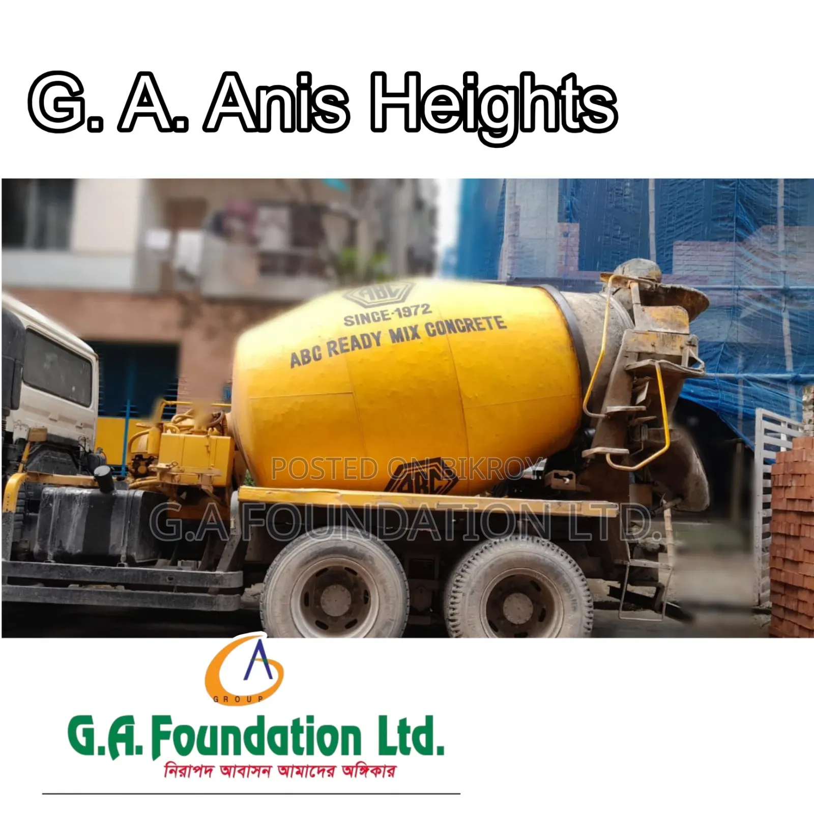 3-Bedroom Apartment in G. A. Anis Heights, Mirpur for Sale in Mirpur