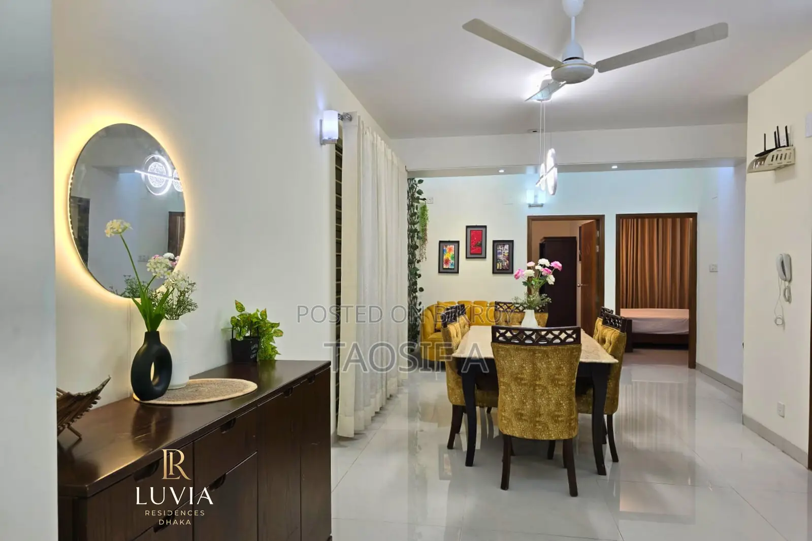 Furnished 3-Bedroom Apartment in Banani for Rent in Banani