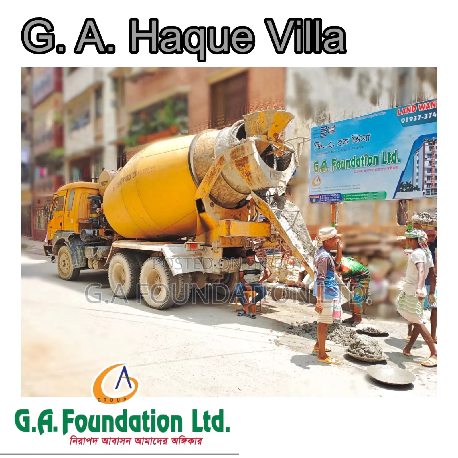 3-Bedroom Apartment in G. A. Foundation Ltd, Mirpur for Sale in Mirpur