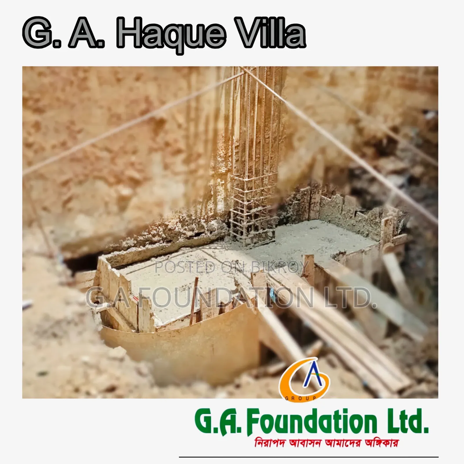 3-Bedroom Apartment in G. A. Foundation Ltd, Mirpur for Sale in Mirpur