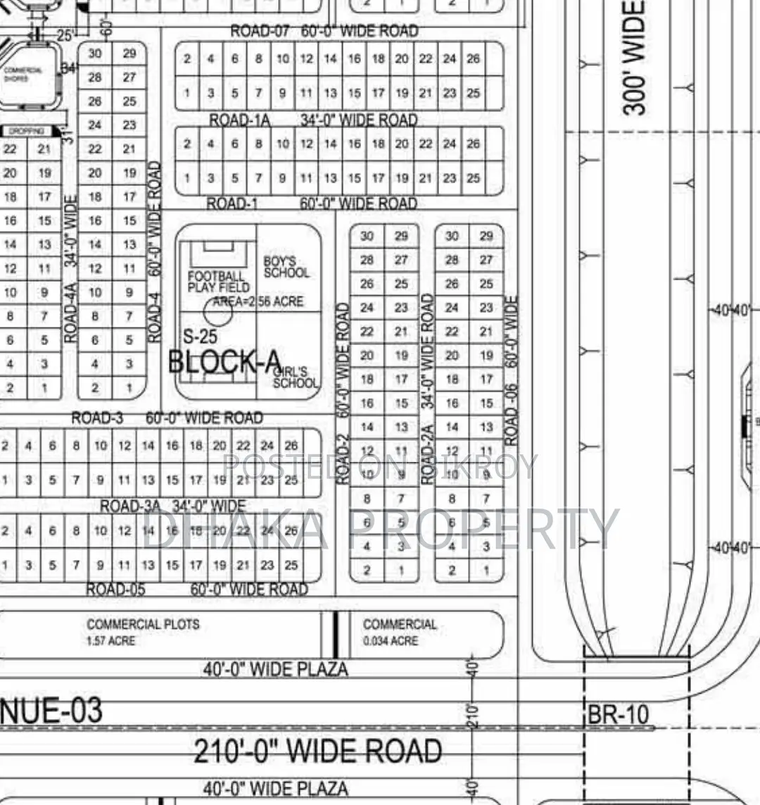 30ft Road 5 Katha South at Sector-16/A in Uttara