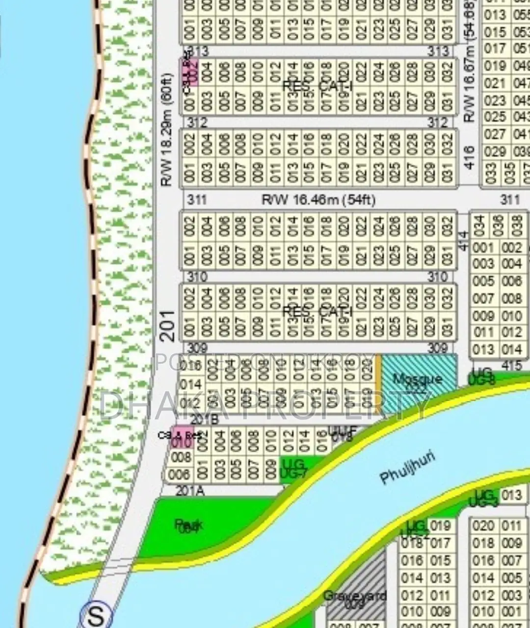 3 katha plot for sale south facing Sector -15 in Purbachal