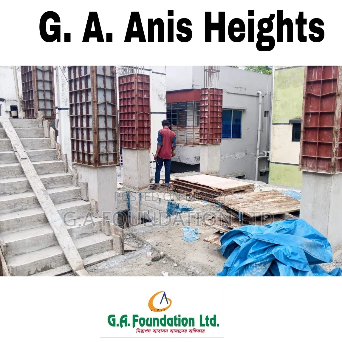 3-Bedroom Apartment in G. A. Anis Heights, Mirpur for Sale in Mirpur