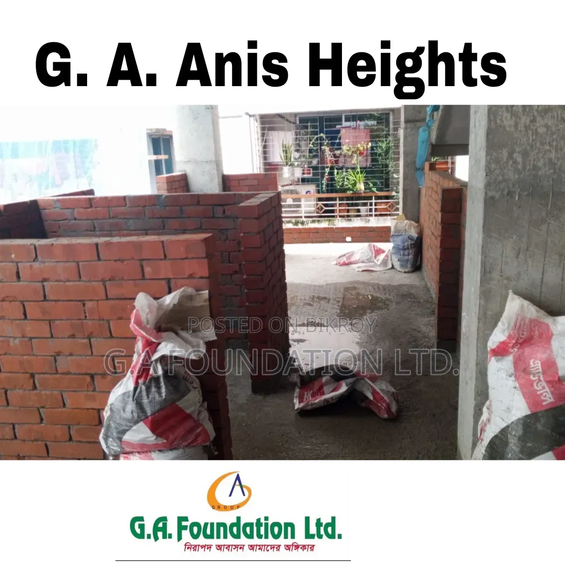 3-Bedroom Apartment in G. A. Anis Heights, Mirpur for Sale in Mirpur