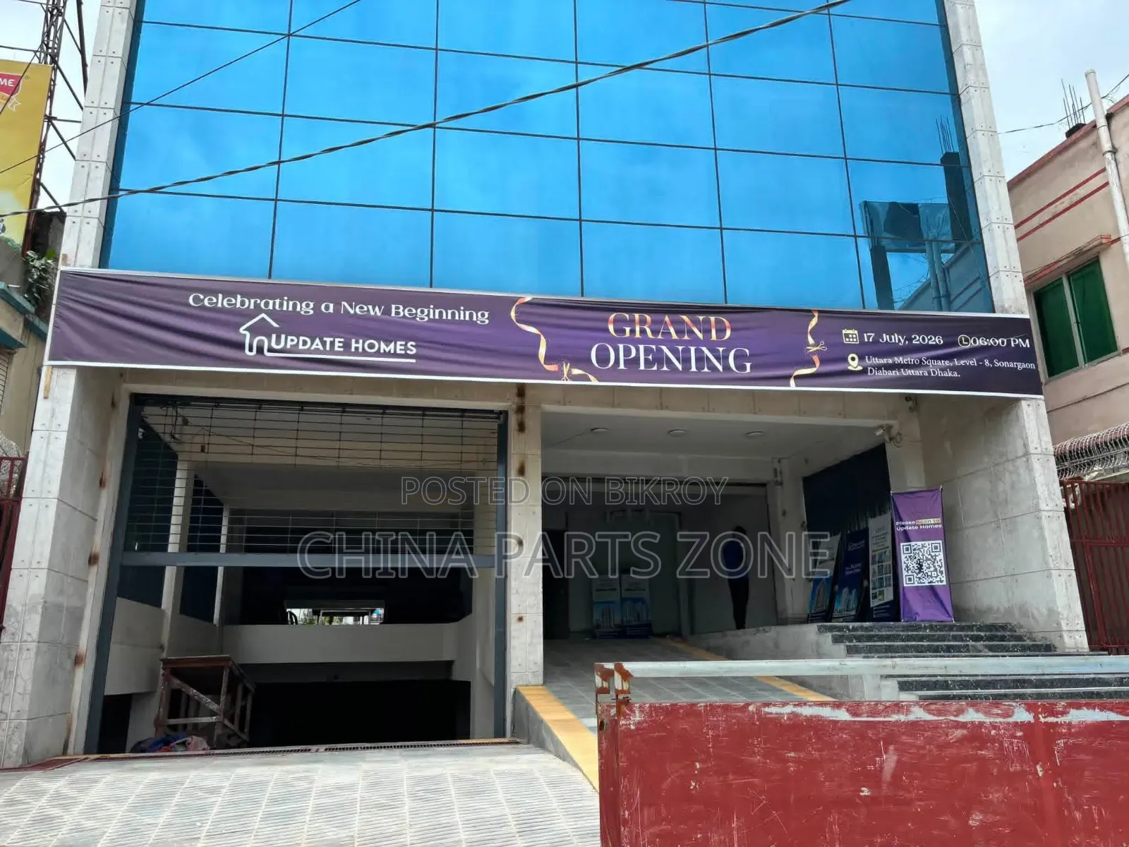Commercial Flat Adjacent to Uttara Diabari Metro Roundabout in Uttara