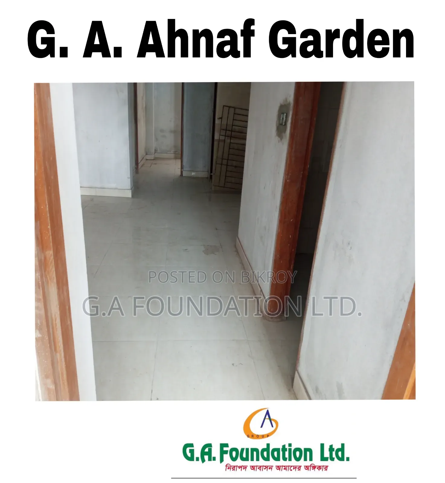 3-Bedroom Apartment in G. A. Ahnaf Garden, Mirpur for Sale in Mirpur
