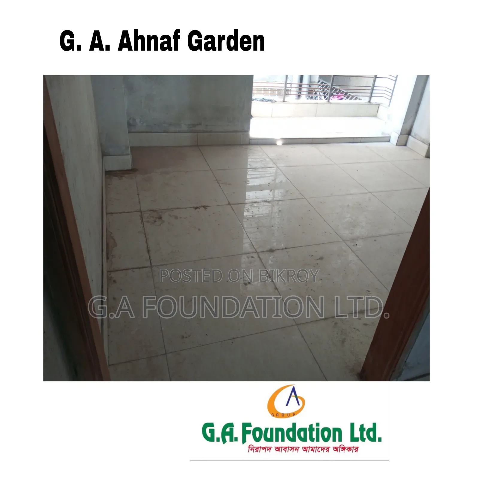 3-Bedroom Apartment in G. A. Ahnaf Garden, Mirpur for Sale in Mirpur