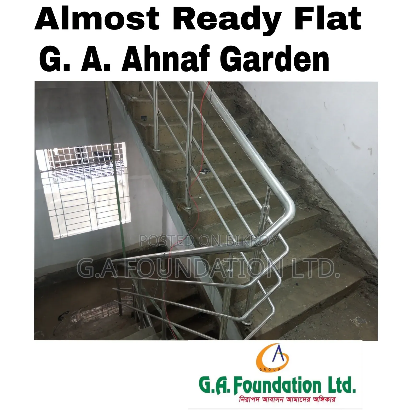 3-Bedroom Apartment in G. A. Ahnaf Garden, Mirpur for Sale in Mirpur