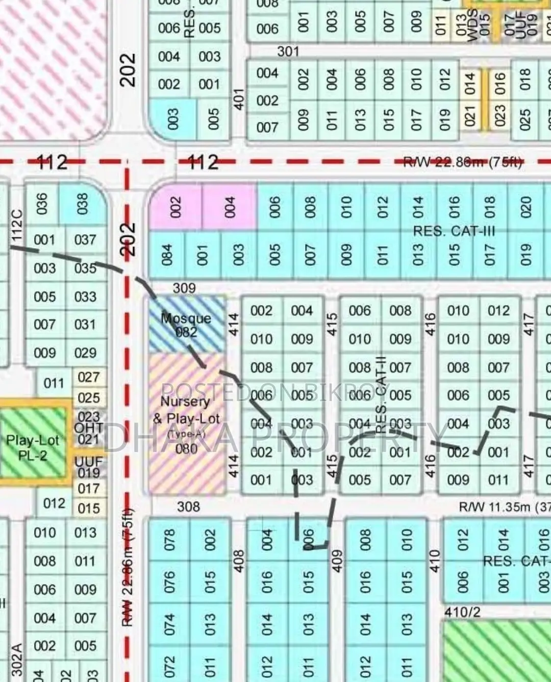 Near 300ft 5 Katha Park East at Sector 13 in Purbachal