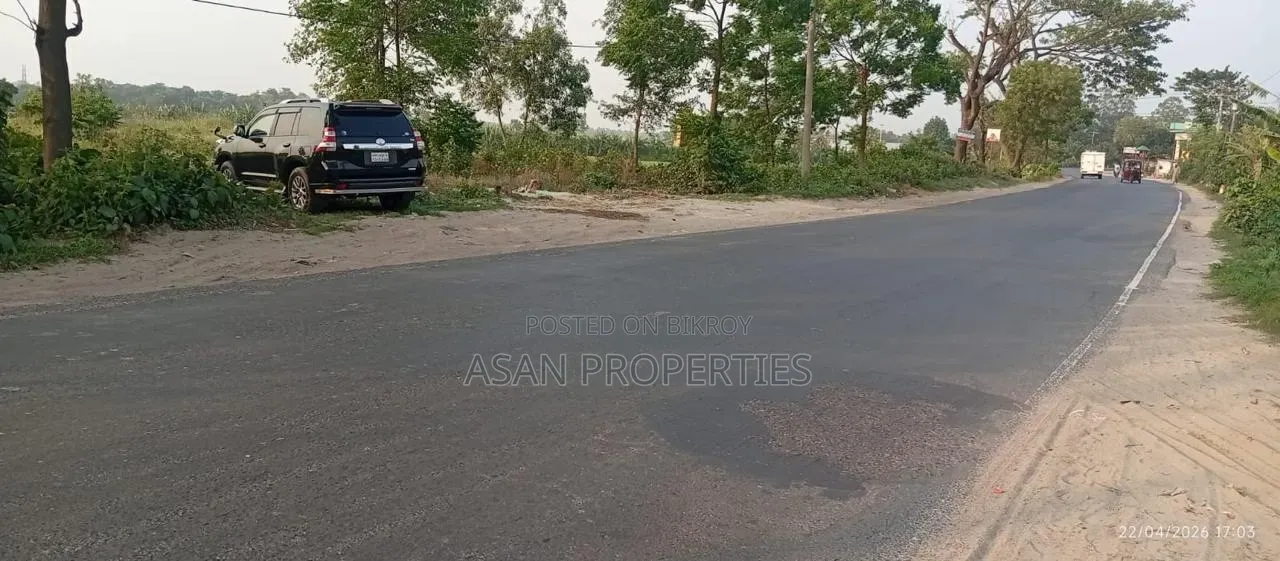 65 Katha land for sale along the Tongi Ghorashal Highway. in Kaliganj