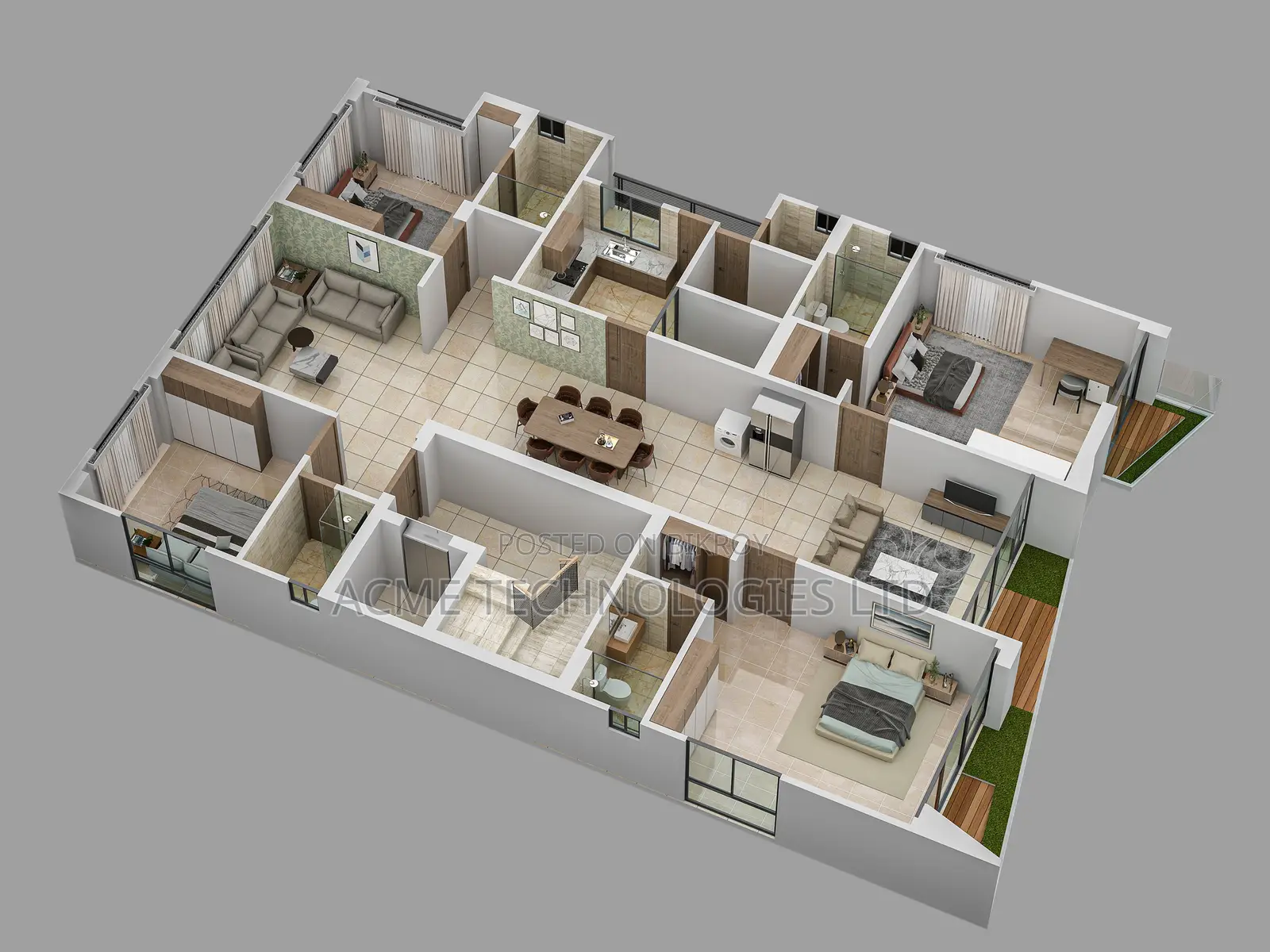 4 Bedroom Apartment in Polaris, Jalshiri Abason for Sale in Jalshiri Abason