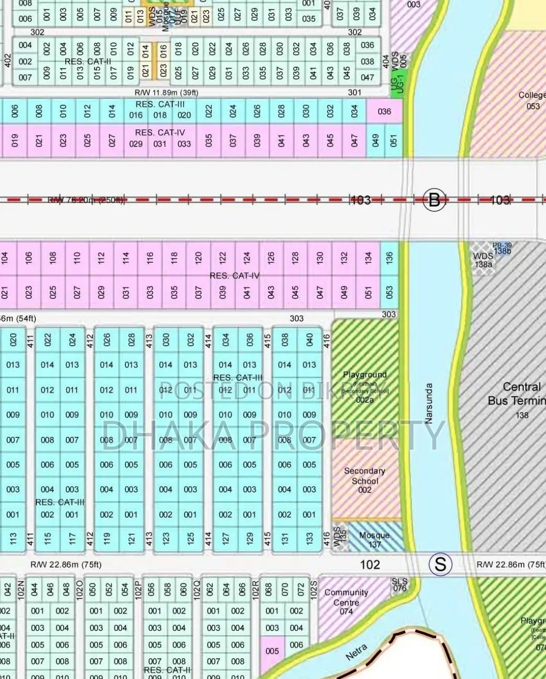 300ft Expressway 7.5 Katha East at Sector-2 in Purbachal