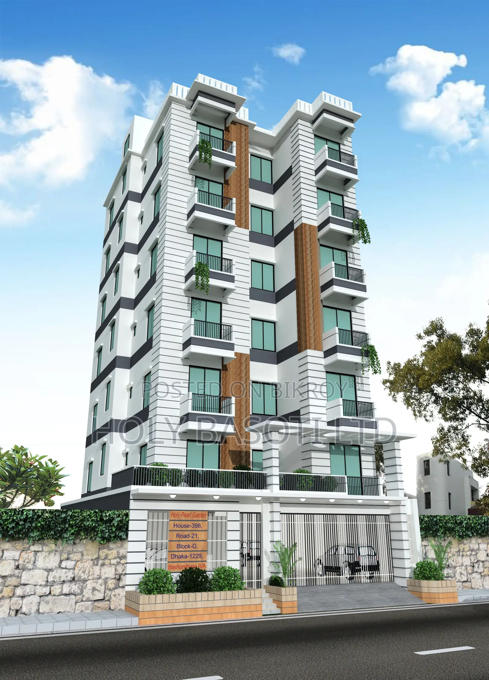3-Bedroom Apartment in Holy Basati Ltd., Basundhara for sale in Basundhara