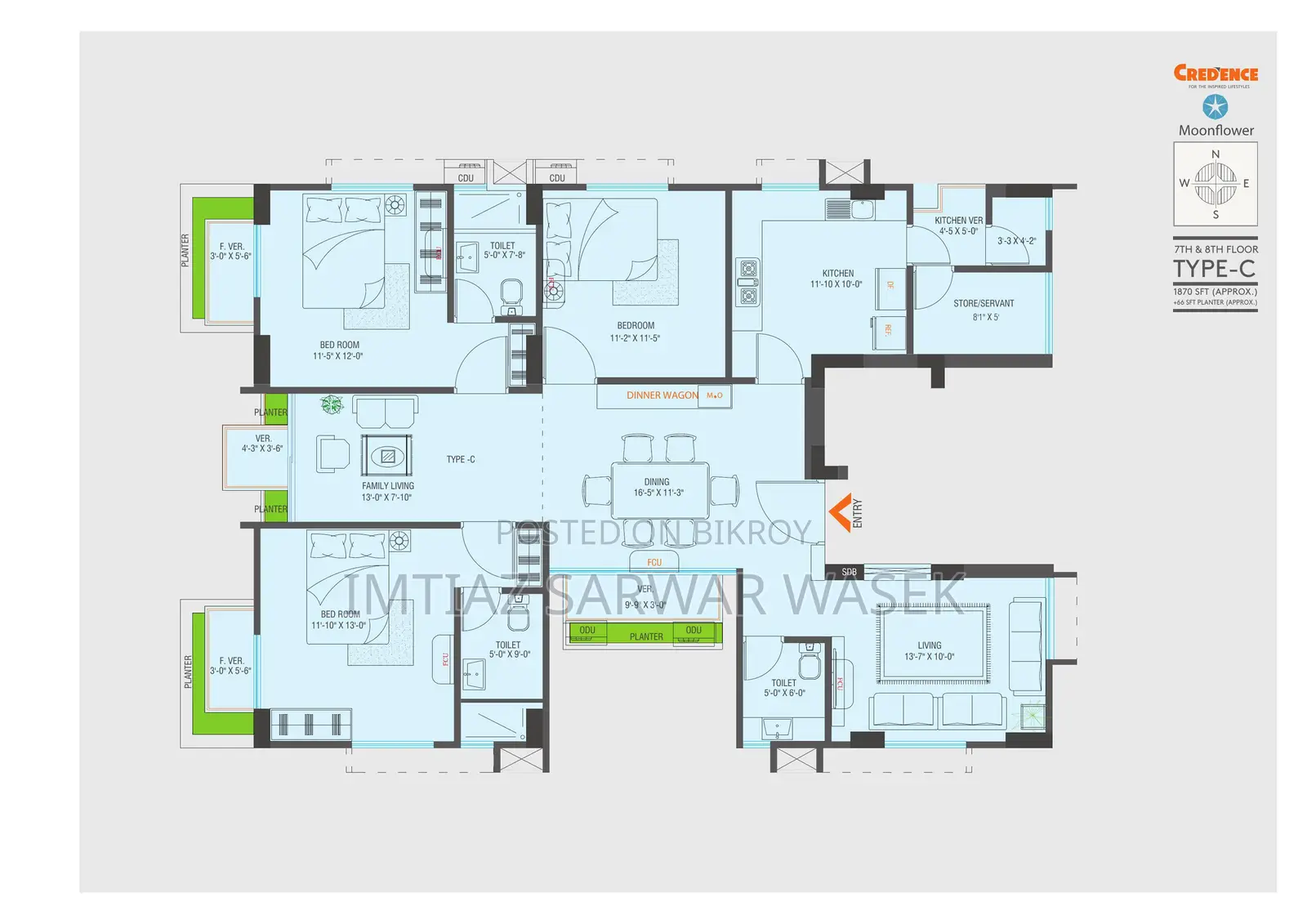 3 Bedroom Apartment for Sale in Lalmatia Block-D, Beside Dhanmondi-27 in Dhanmondi