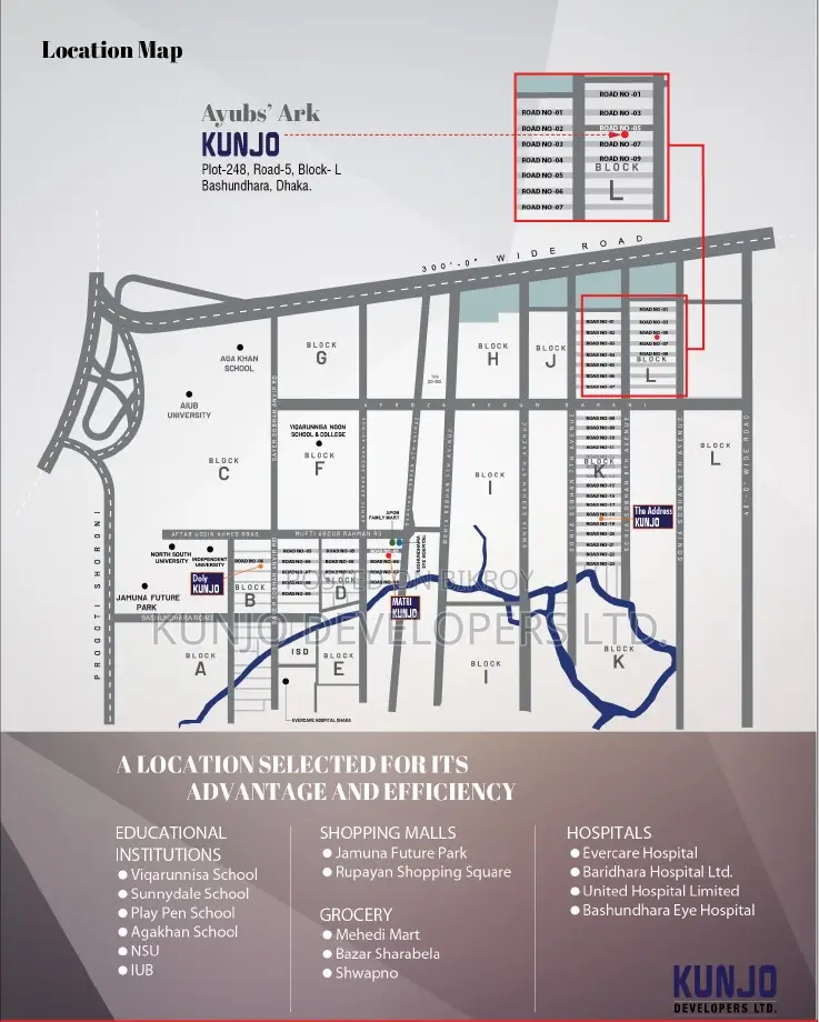 3bdrm Apartment in Ayub'S Ark By Kunjo, Basundhara for sale in Basundhara