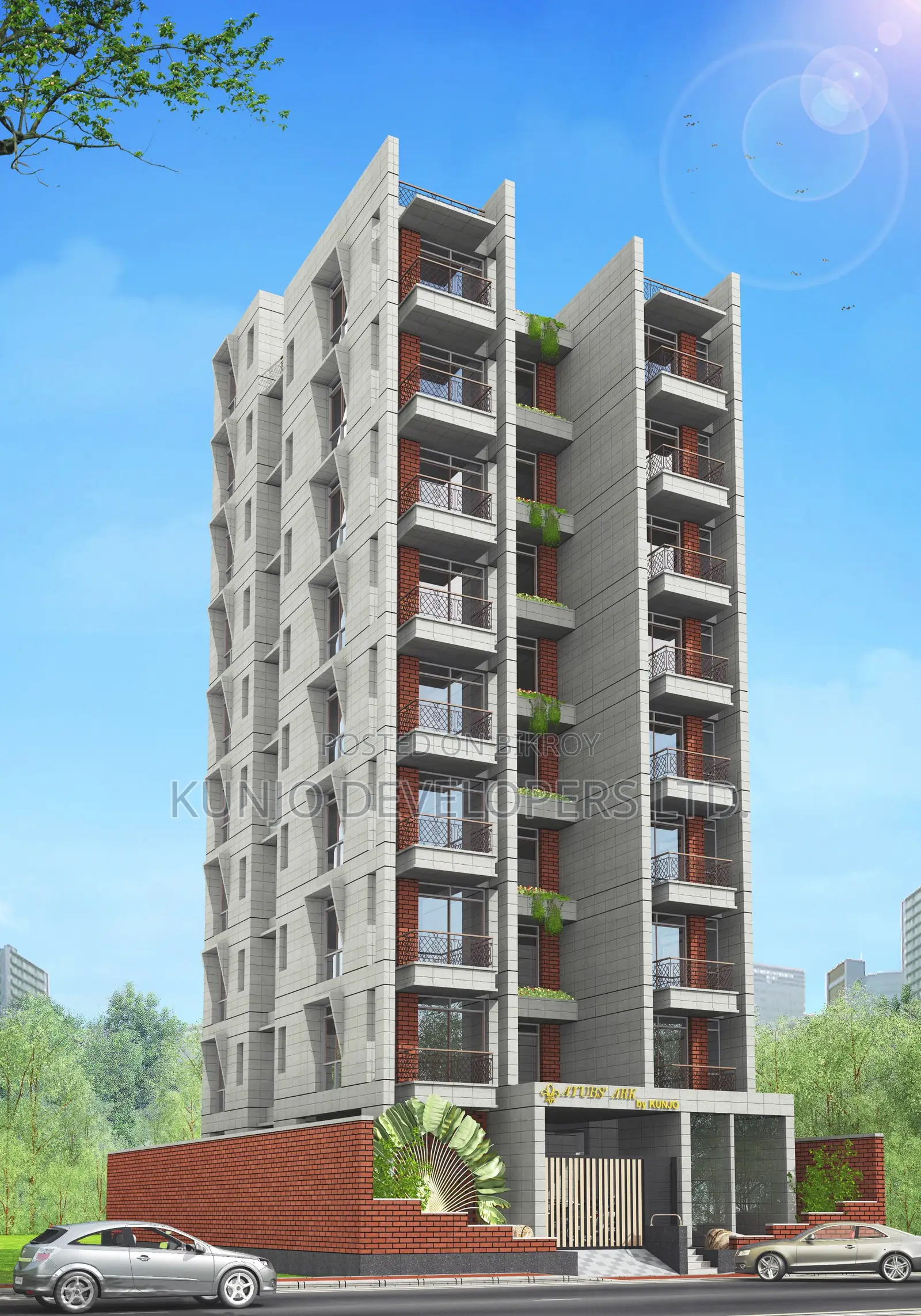 3bdrm Apartment in Ayub'S Ark By Kunjo, Basundhara for sale in Basundhara