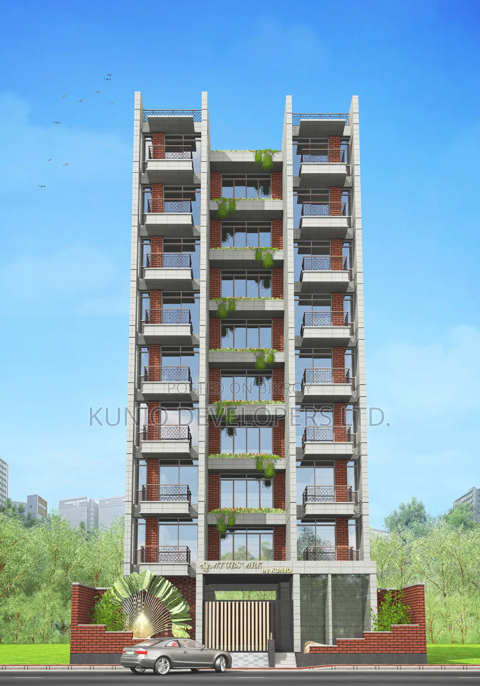 3bdrm Apartment in Ayub'S Ark By Kunjo, Basundhara for sale in Basundhara