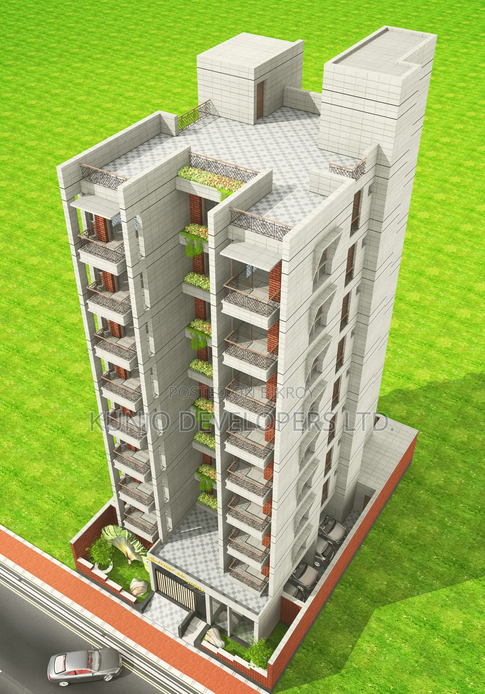 3bdrm Apartment in Ayub'S Ark By Kunjo, Basundhara for sale in Basundhara