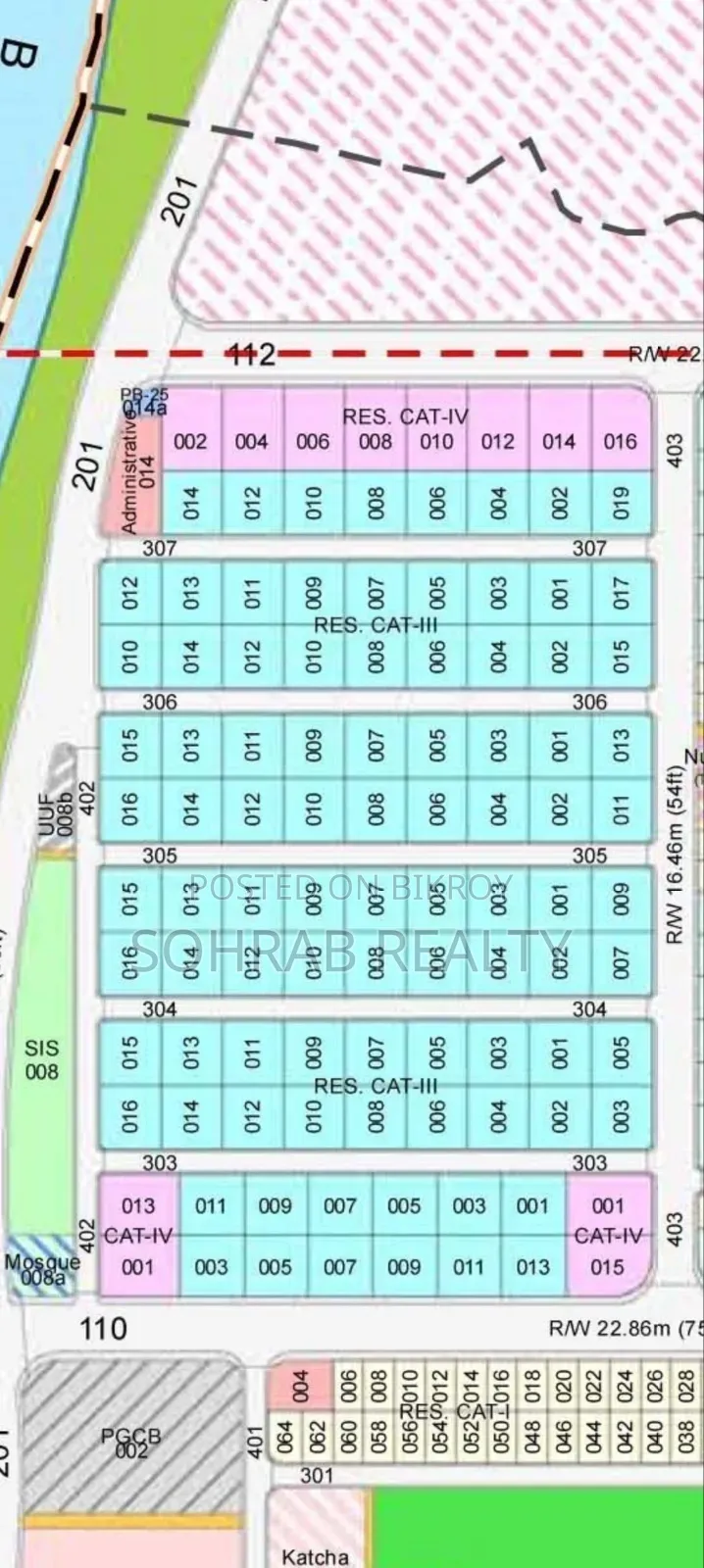 7.5 Katha Plot Purbachal,Sector#14 in Purbachal